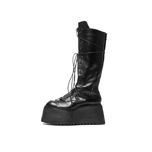 917FWM4 Black / Long Military Talos Boots